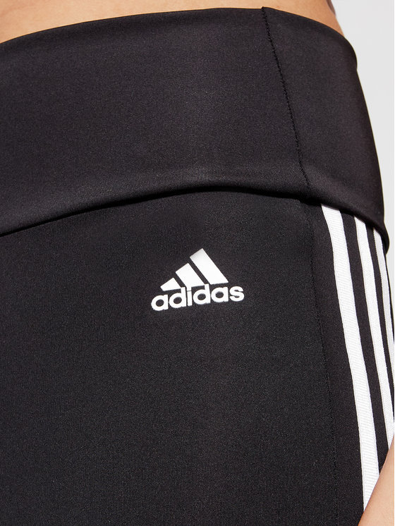 adidas 3S 3/4 Leggings Damen Running Schwarz (GL3985) | Running | Jogging
