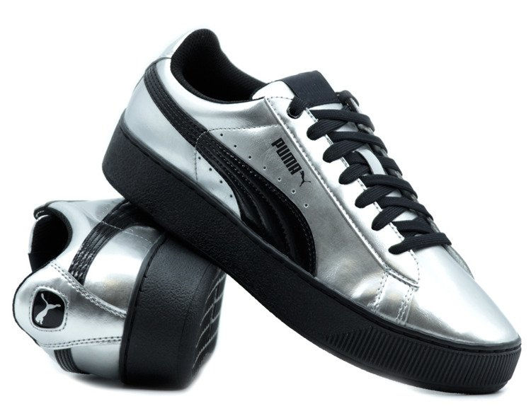 Thumbnail: Puma Vikky Platform Metallic Sneakers