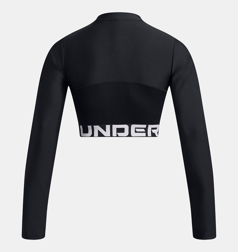 Thumbnail: Under Armour Women's HeatGear® Rib ¼ Zip Long Sleeve