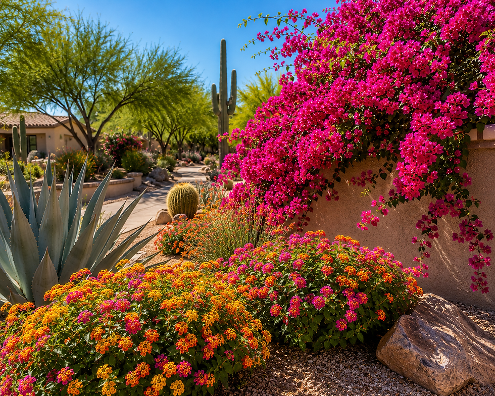 Flowering plants that thrive in Phoenix Arizona heat