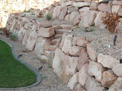 Stone Retaining Wall