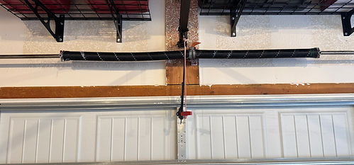 before broken garage door spring