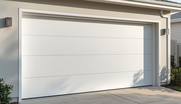 Flush New Install garage door