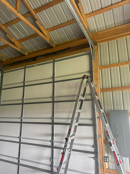 Before commercial garage door manually operate 