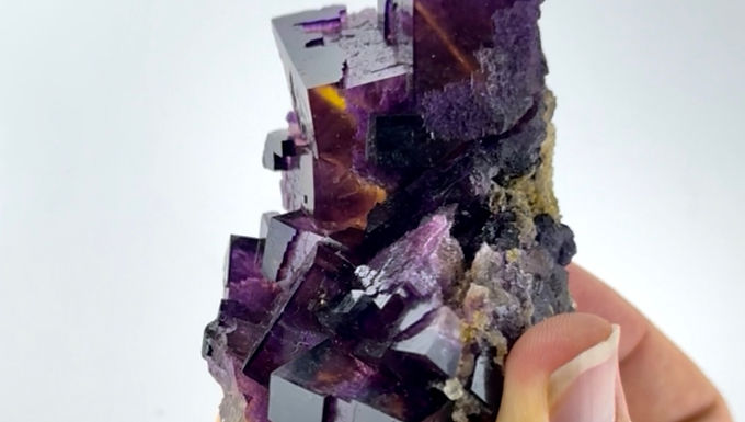 Fluorite - Bethel Level, Crystal Mine, Cave-In-Rock, Illinois, USA