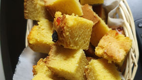 Eggless Custard powder teacake