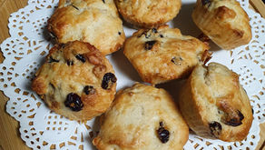 Eggless Cranberry Muffins