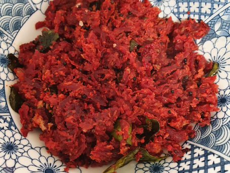 Beetroot poriyal