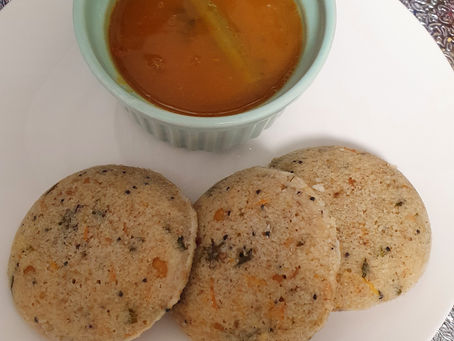 Instant Oats and Semolina Idli