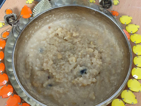 Pongal with coconut milk