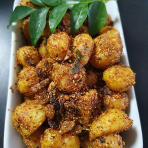 Chettinad Style Small Potatoes