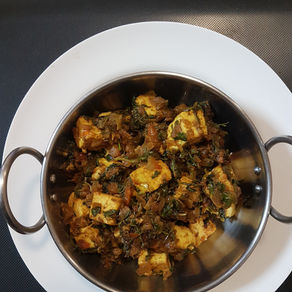 Methi Paneer (Dry Subzi)