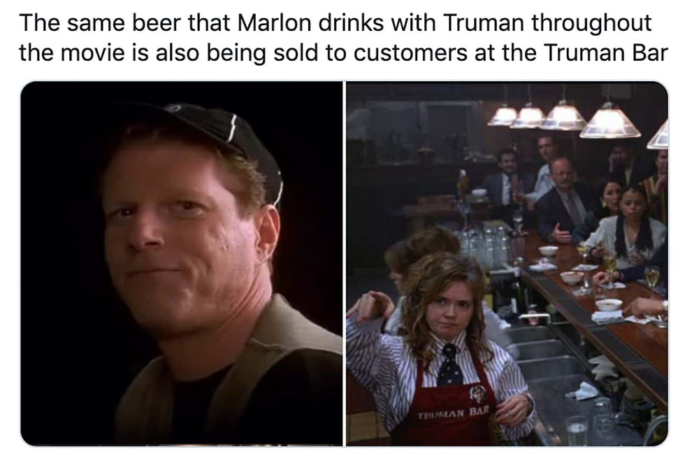 The Truman Show Easter eggs