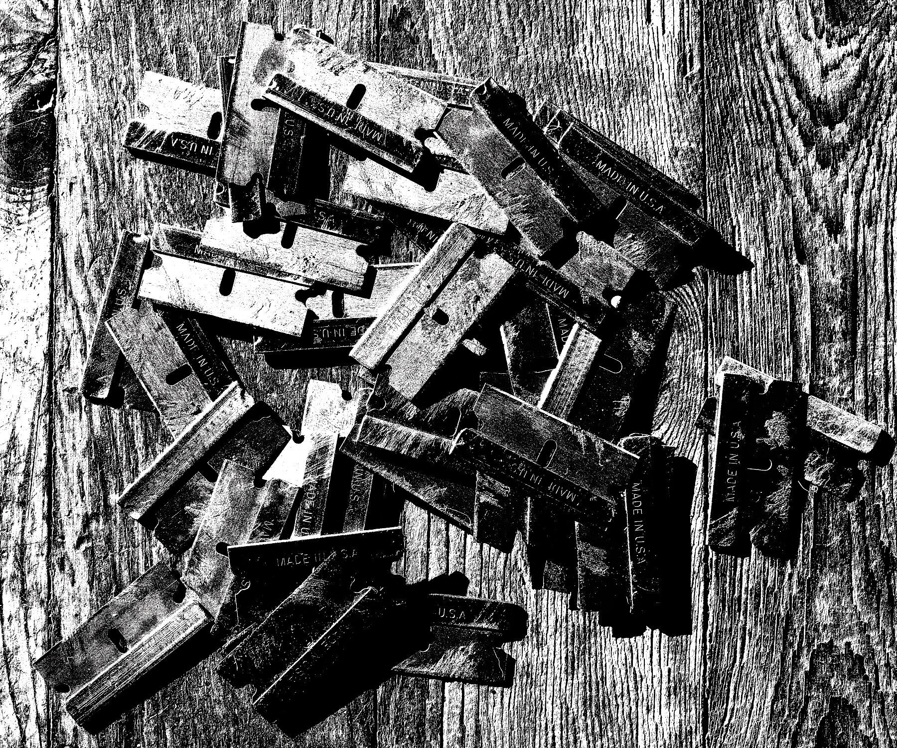 RAZORBLADES FOR SALE-Organic print