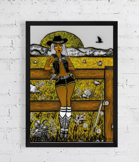 Thumbnail: HAWT SPRINGS-Framed numbered print