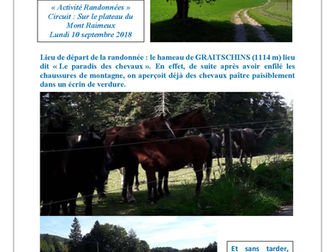 HIRSINGUE : rando MONTS RAIMEUX