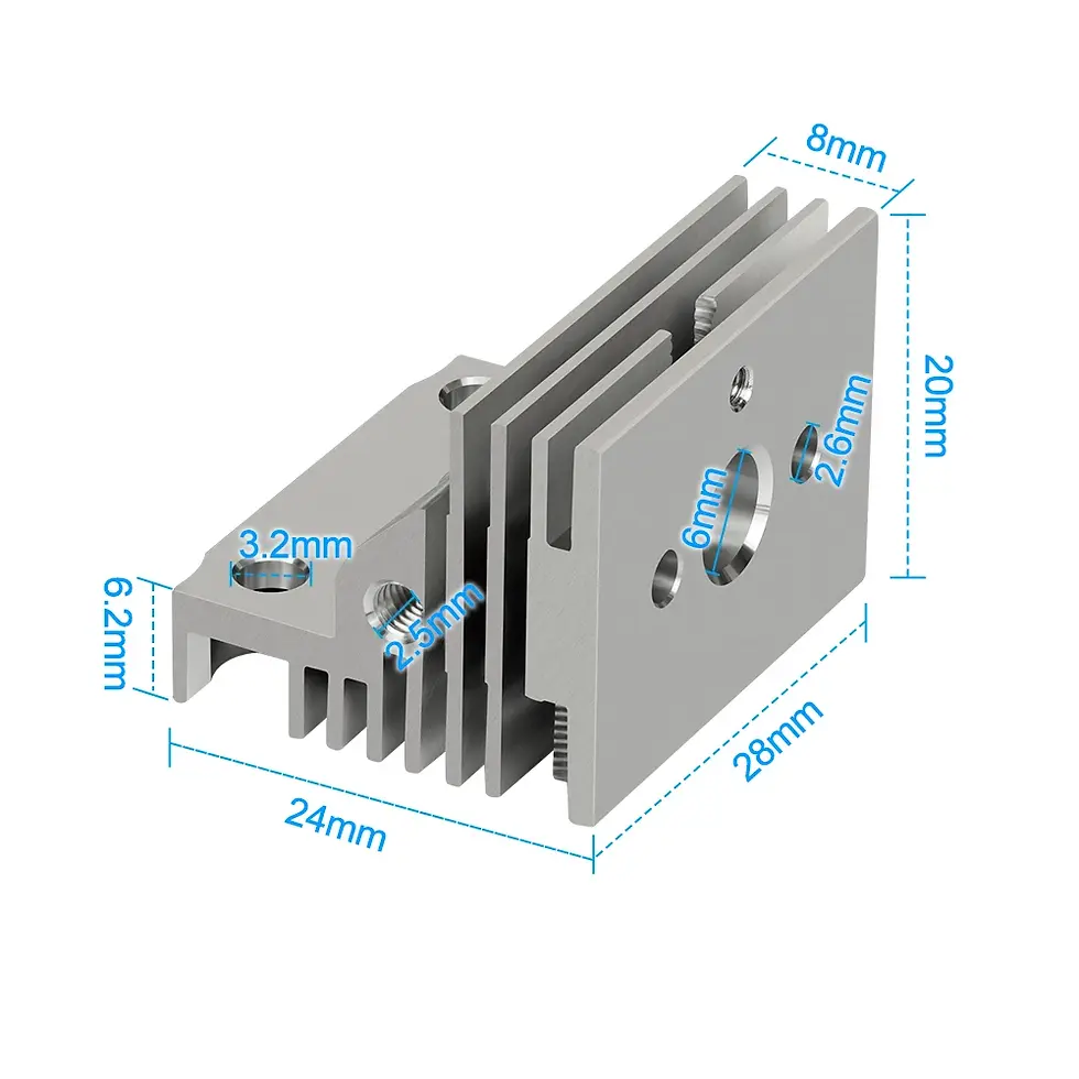 Thumbnail: Creality K1 Radiator Metal Heat Sink for K1 K1 MAX 3D Printer Original 3D Printe