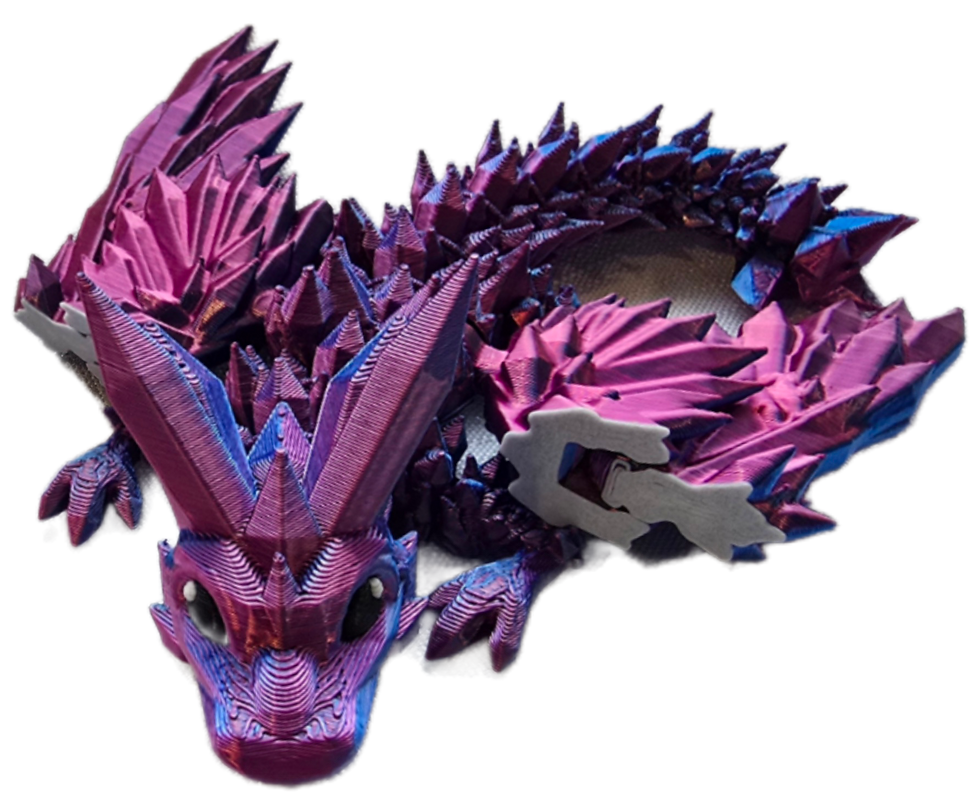 Thumbnail: Winged Crystal Dragons