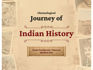 Chronological Journey of Indian History: From Prehistoric Times to Modern Era