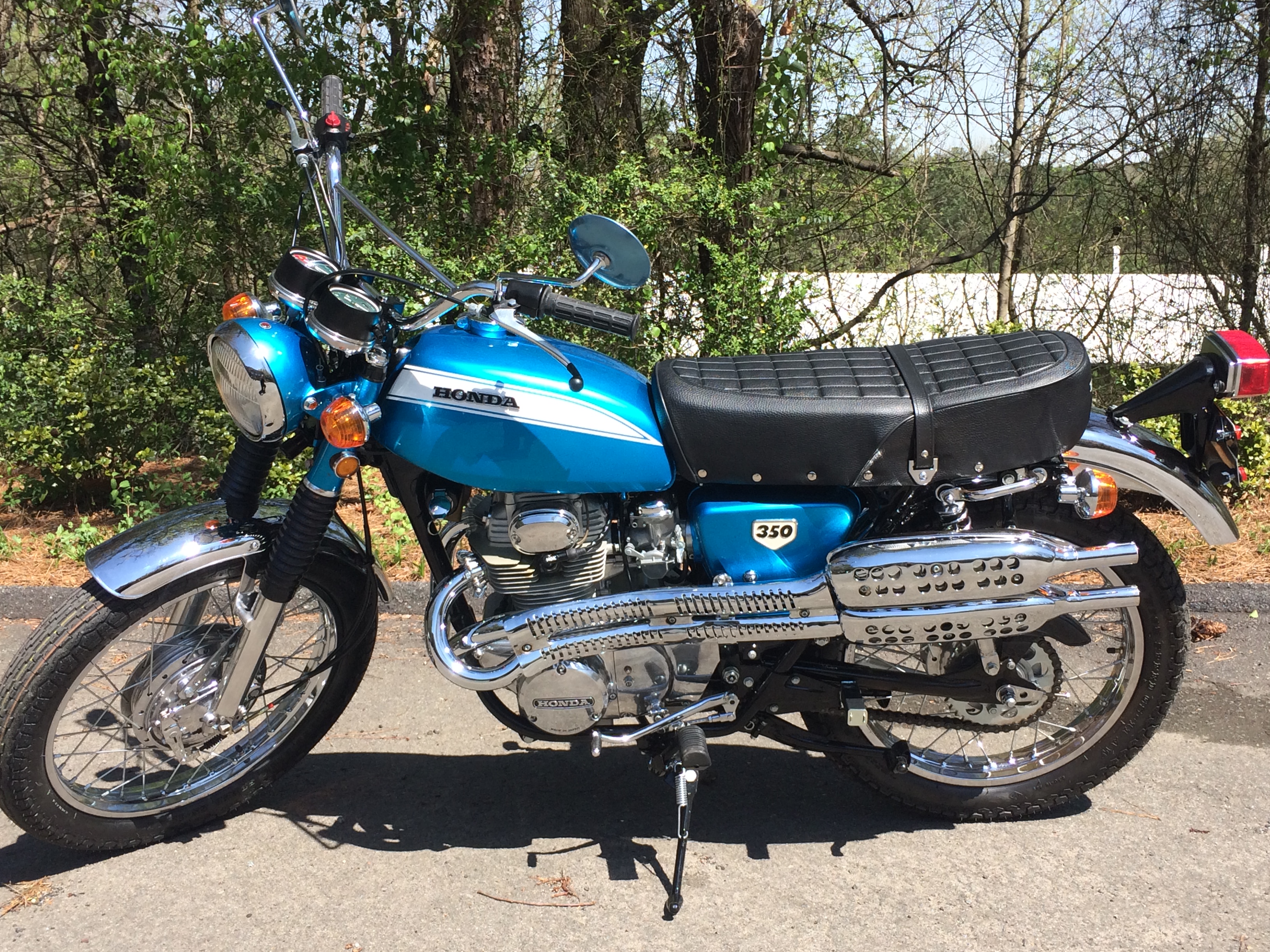 1970 Honda CL 350 after 1