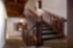 Staircase towards upper floors of Paliam Palace