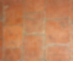 Cracks on the floor tiles
