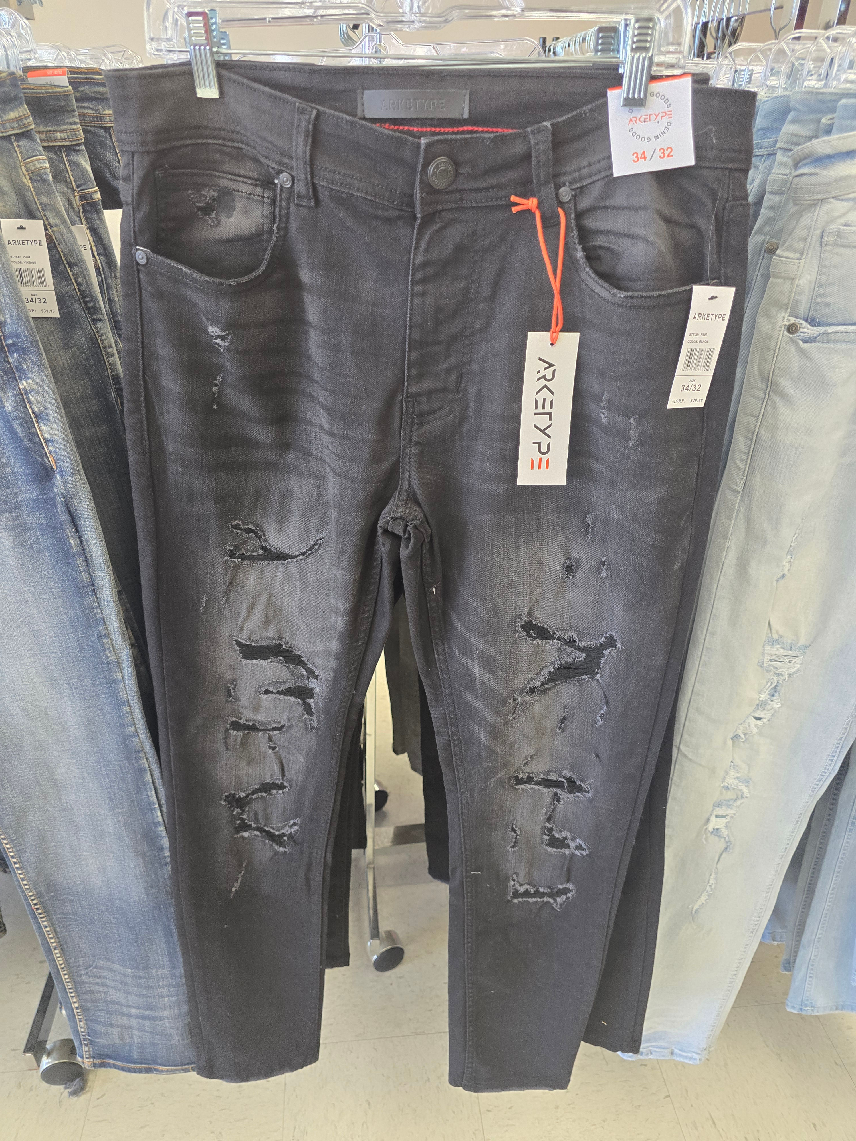 Men jeans Vintage PC04 straight fit