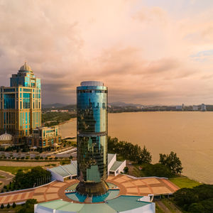 Government buildings.