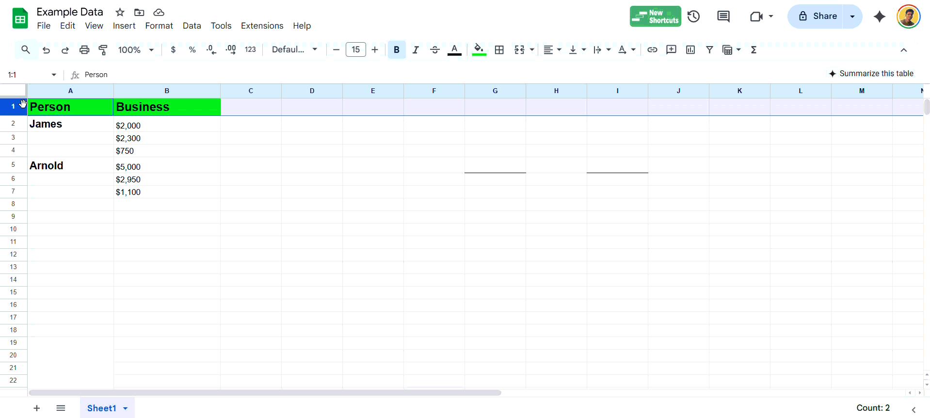 How to Increase or Decrease Font Size in Google Sheets