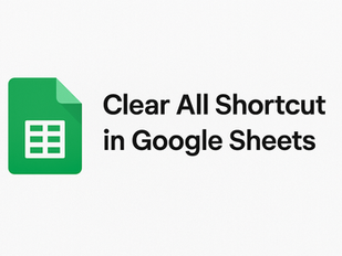 Clear All in Google Sheets
