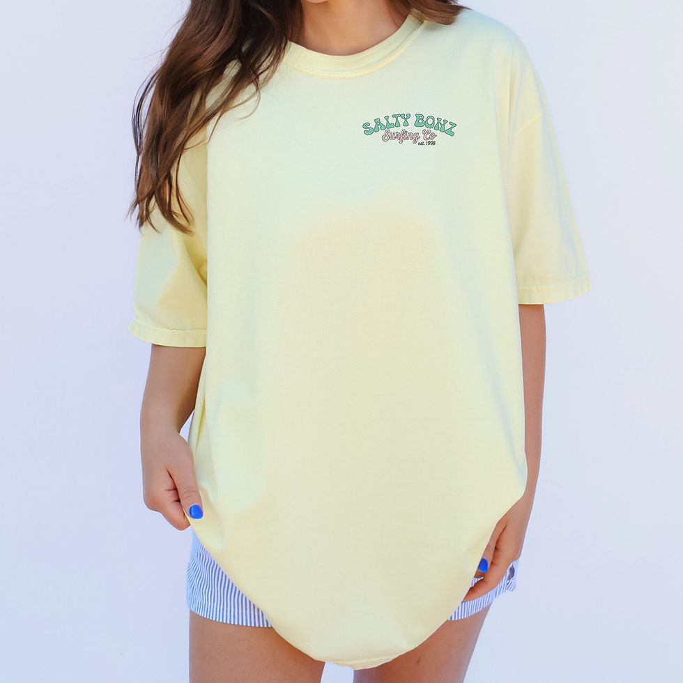 Thumbnail: Salty Bonz Surfing Co Ladies' Cotton Tee