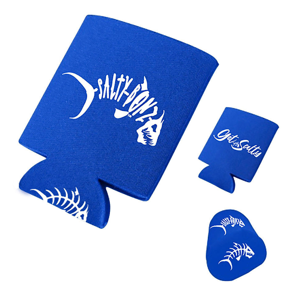 Thumbnail: SALTY BONZ Can Coolers, Perfect for , Fishing, Beach & Boating
