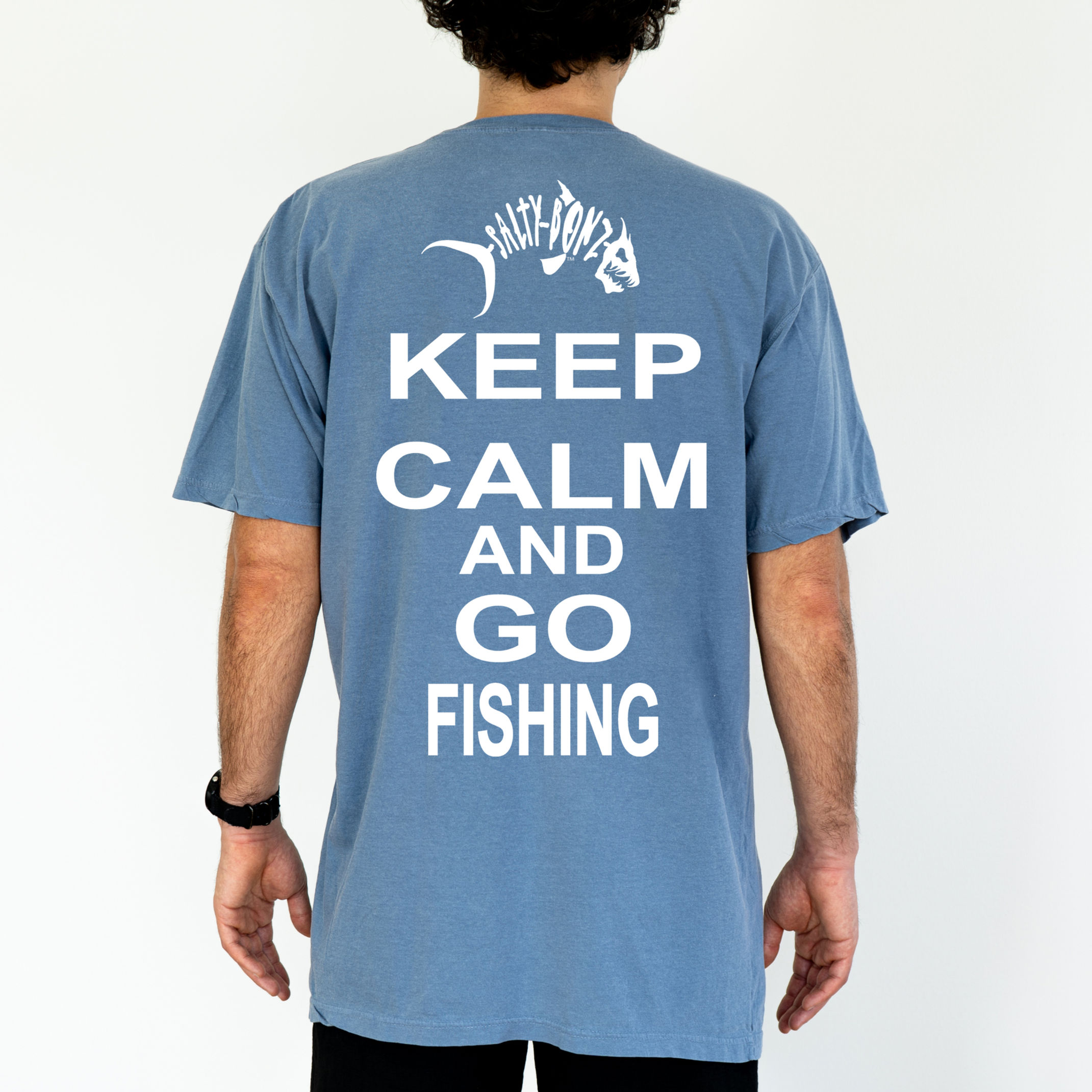 Keep Calm & Go Fishing Cotton Tee