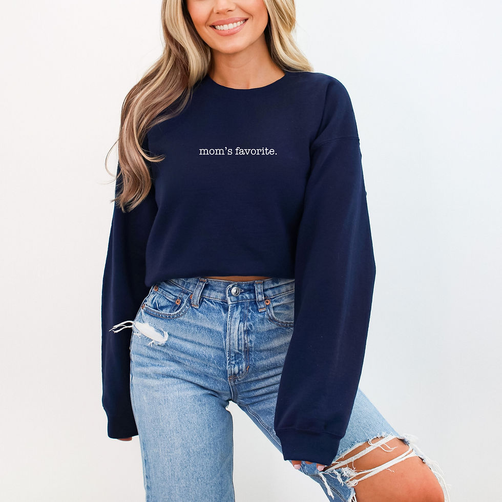Thumbnail: Mom's Favorite Embroidered Crewneck