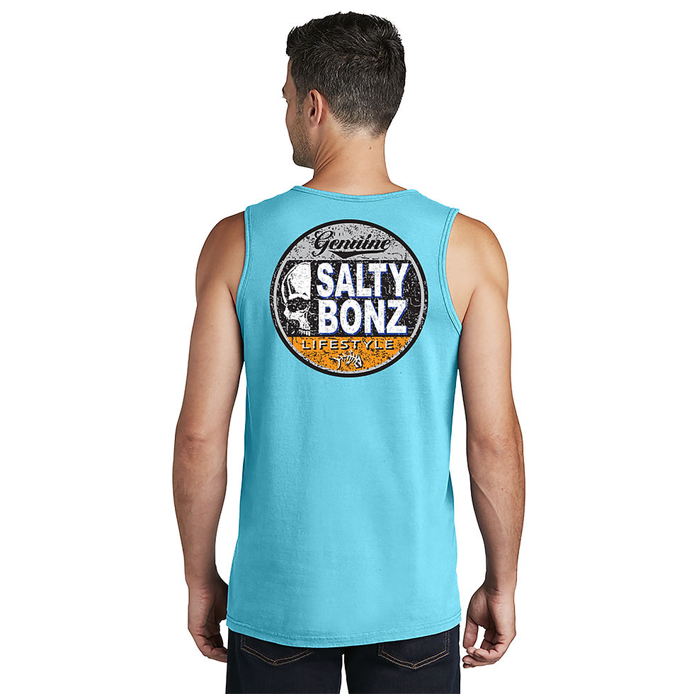 Thumbnail: Salty Bonz Genuine Beach Wash Garment-Dyed Tank Top - 3 Colors