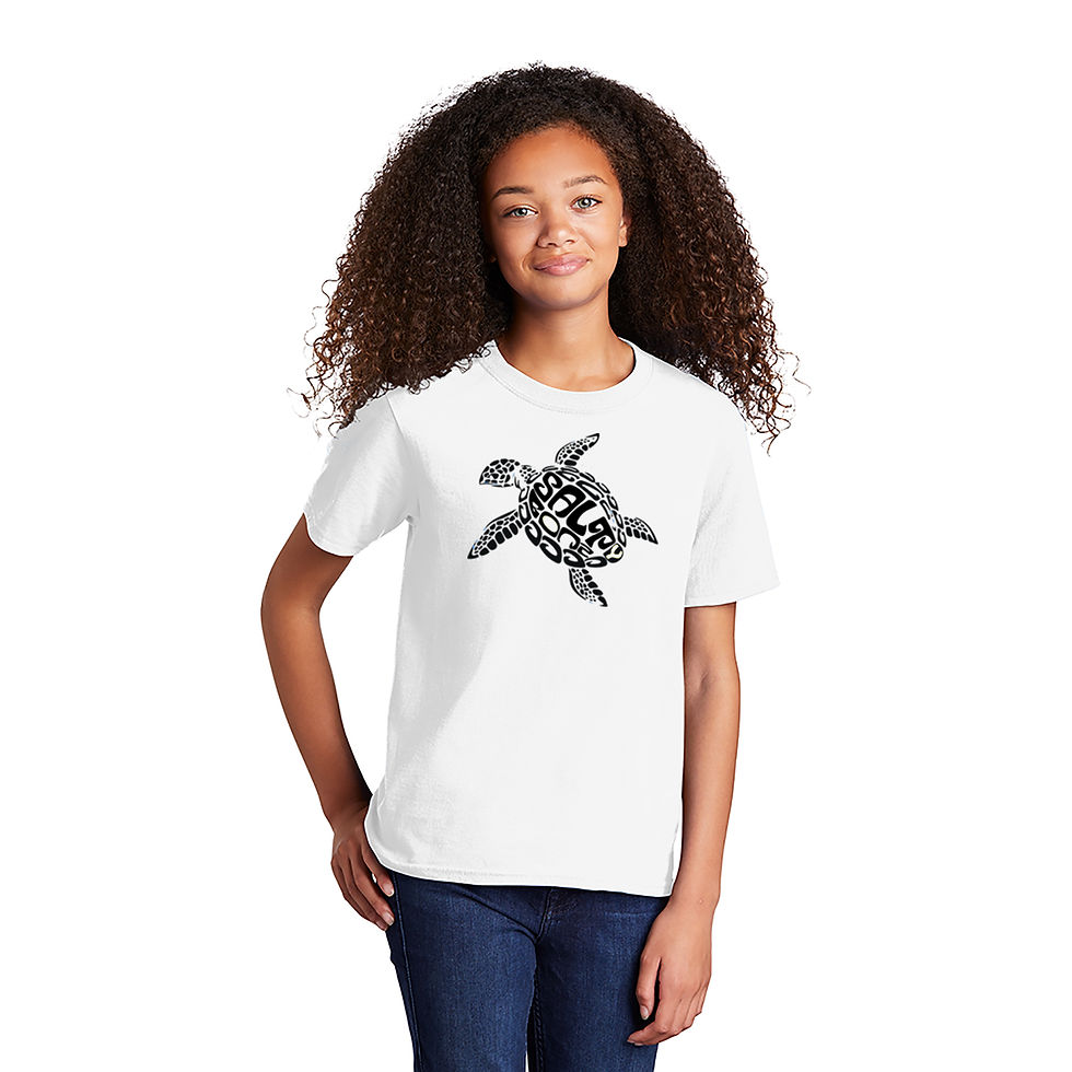 Thumbnail: Salty Bonz Youth 100% Cotton Salty Turtle Tee - Available in 3 Colors