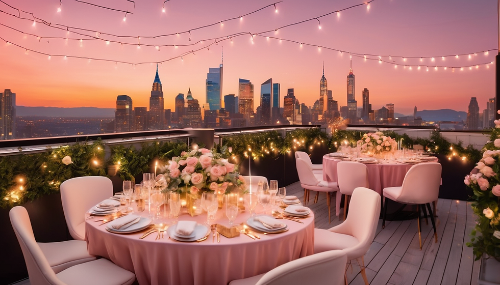 Starlit Love Rooftop Soiree