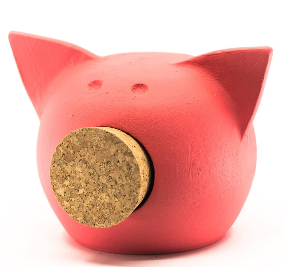 Thumbnail: Chalk Piggy – Handmade Ceramic Bank