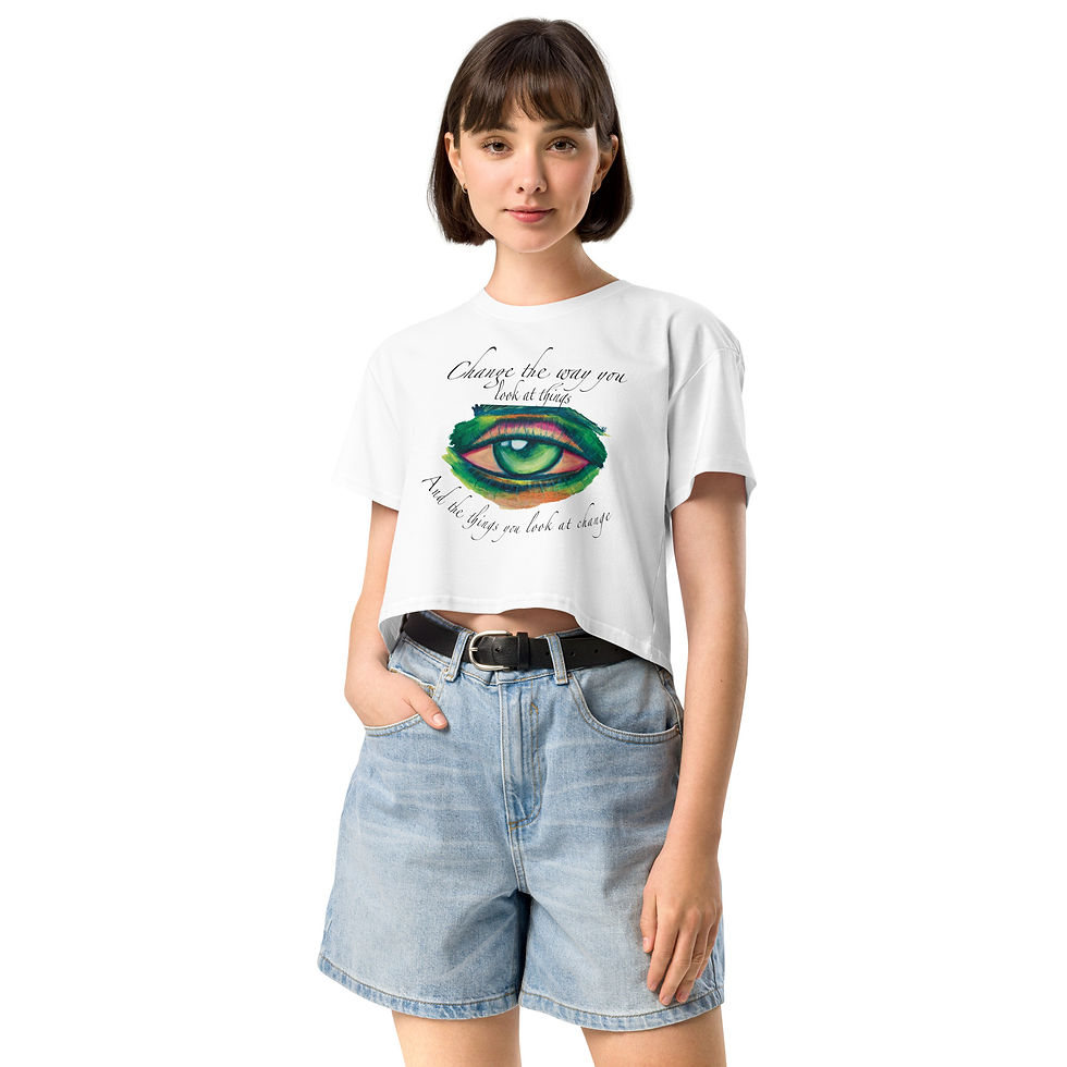 Thumbnail: Women’s crop top Green Gaze
