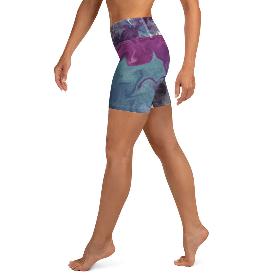 Thumbnail: Yoga Shorts Cosmic