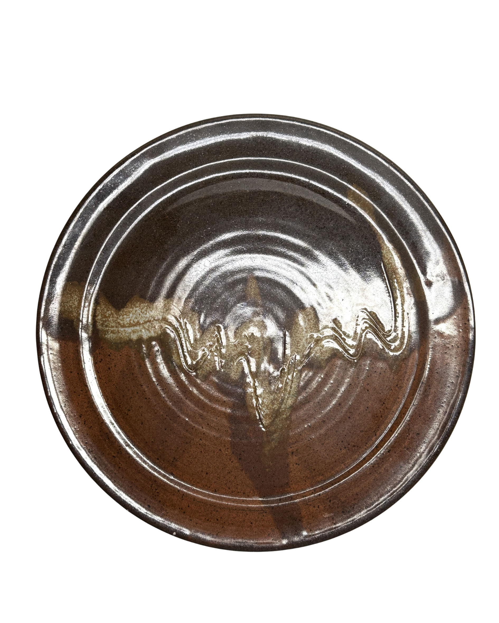 Rustic Handcrafted Large Ceramic Serving Platter