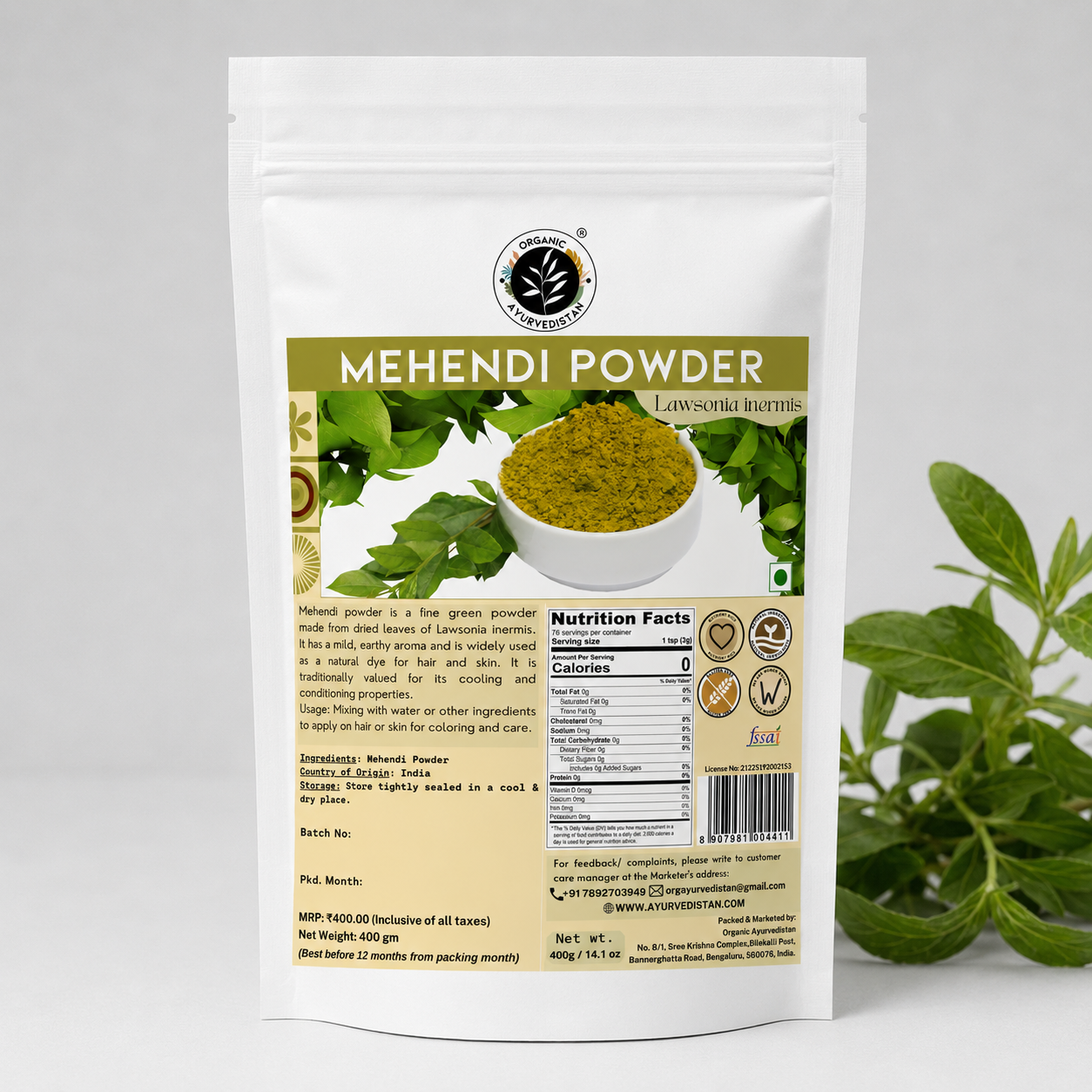 Mehendi Powder