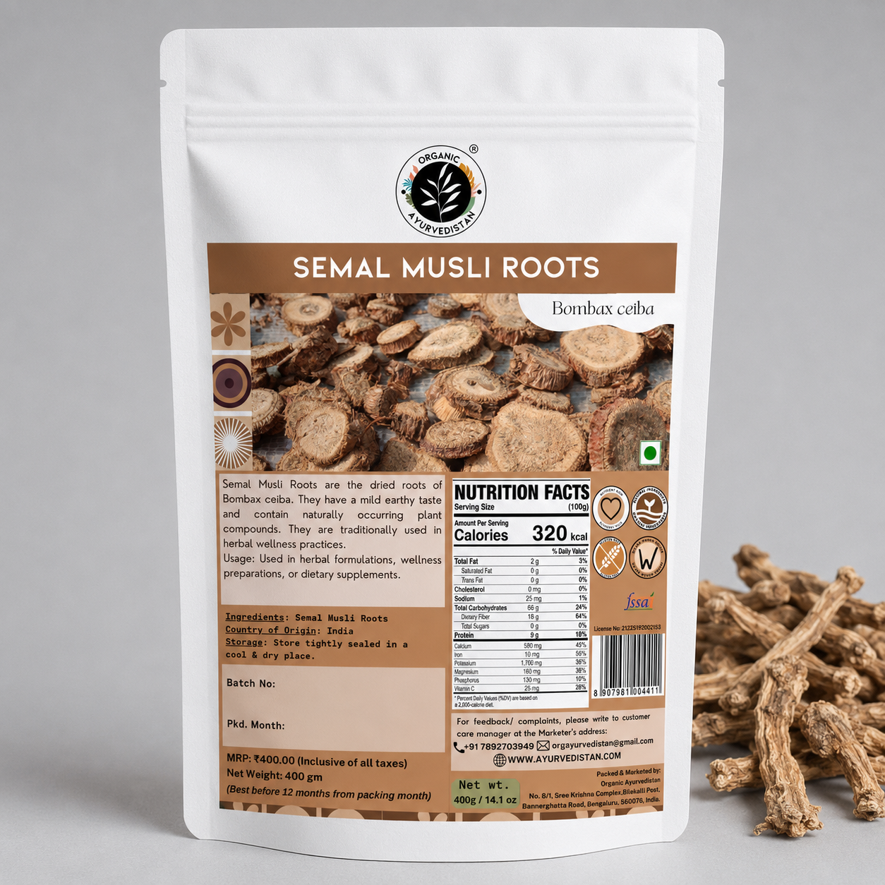 Semal Musli Roots