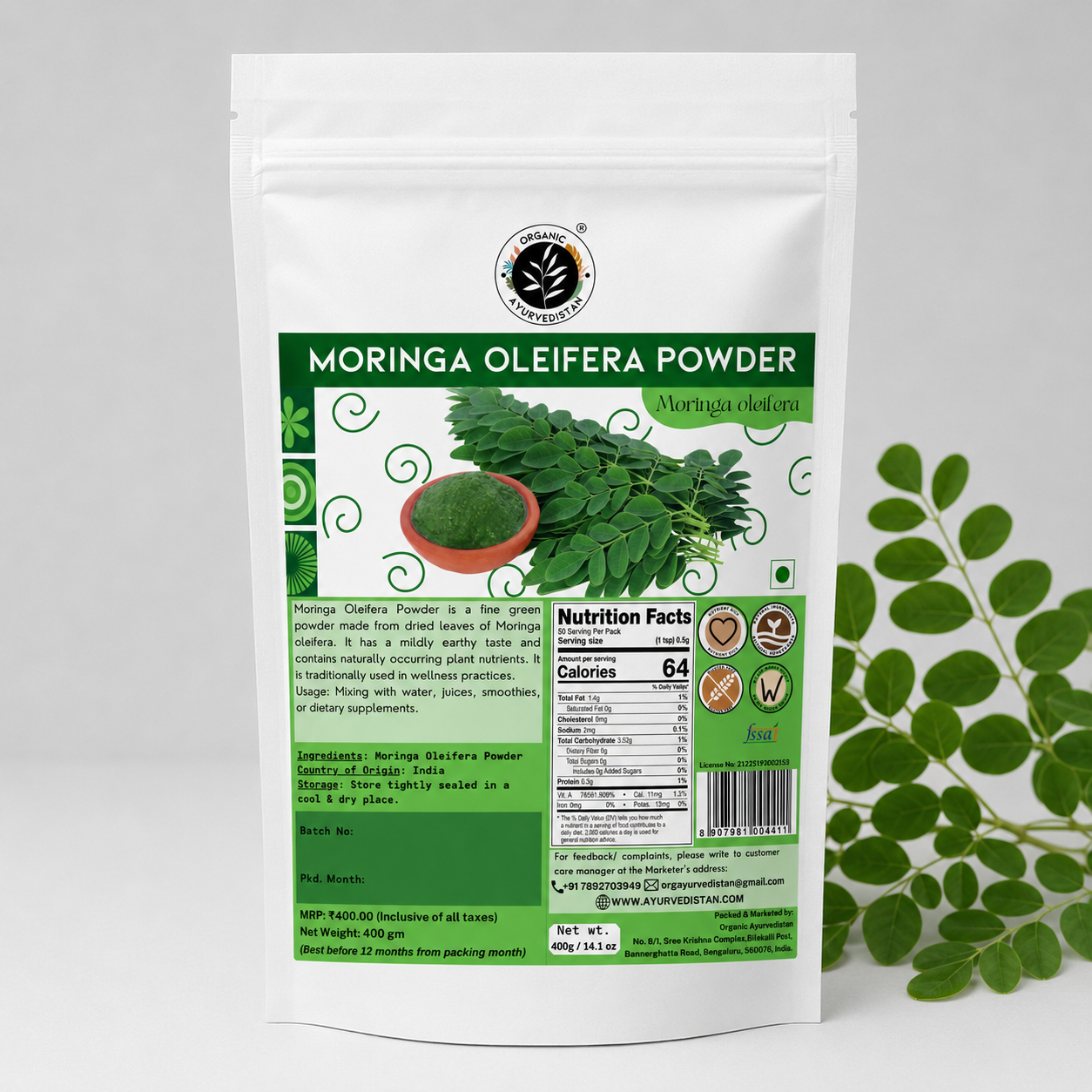 Moringa Oleifera Powder
