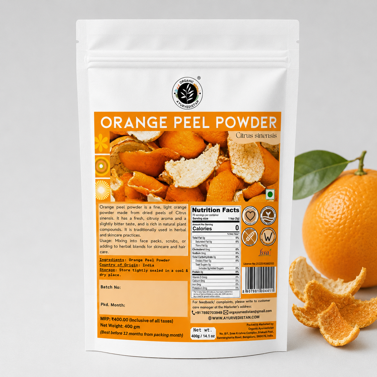 Orange Peel Powder