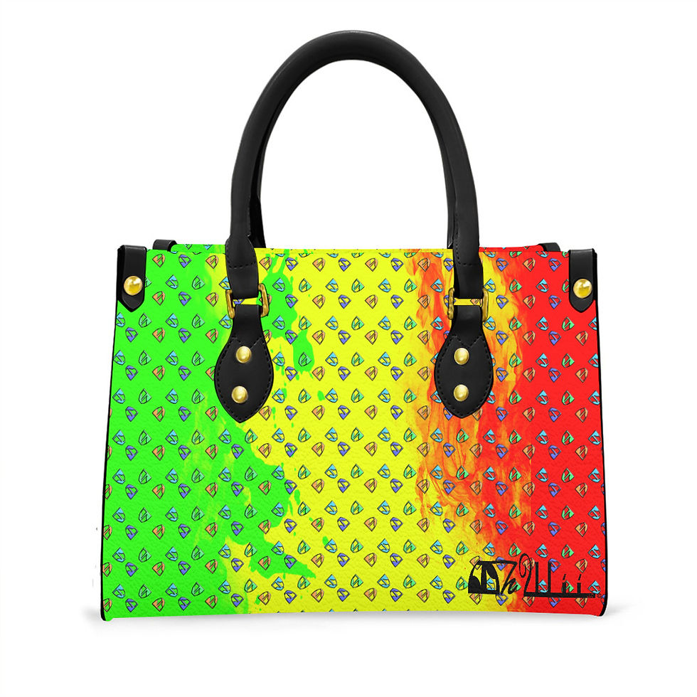 Thumbnail: Women's Tote Bag With Black Handle