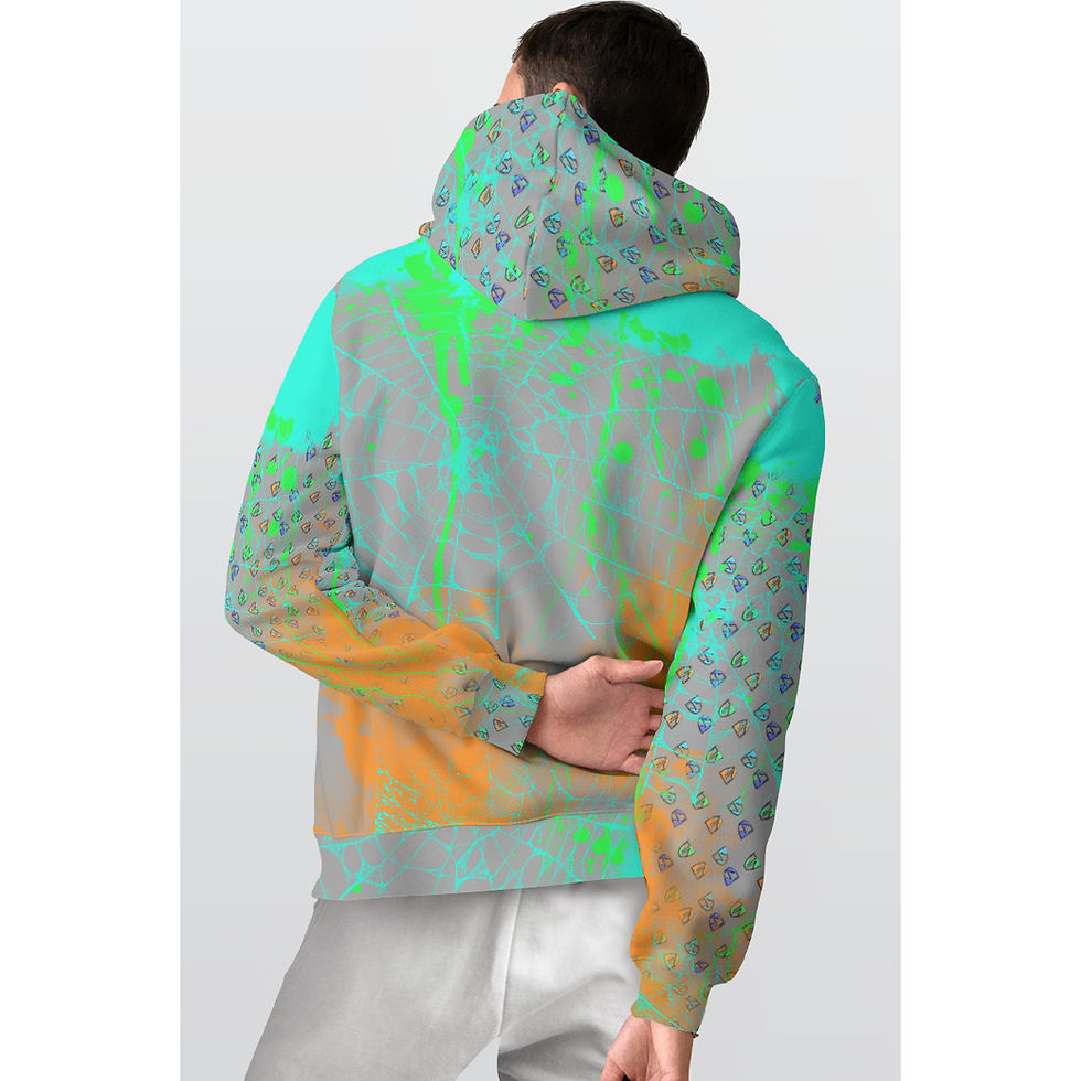All-Over Print Men's Thicken Pullover Hoodie
