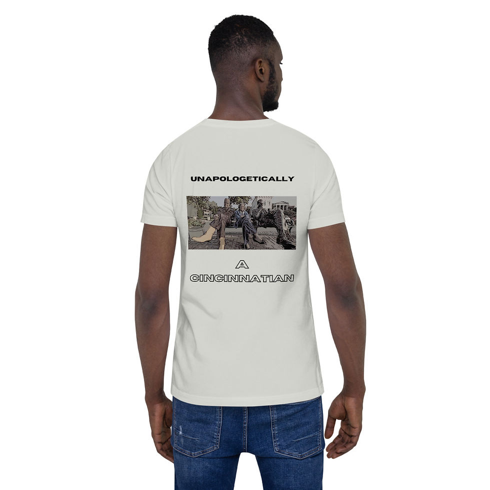 Thumbnail: Unapologetically A Cincinnatian on Back Short-Sleeve Unisex T-Shirt