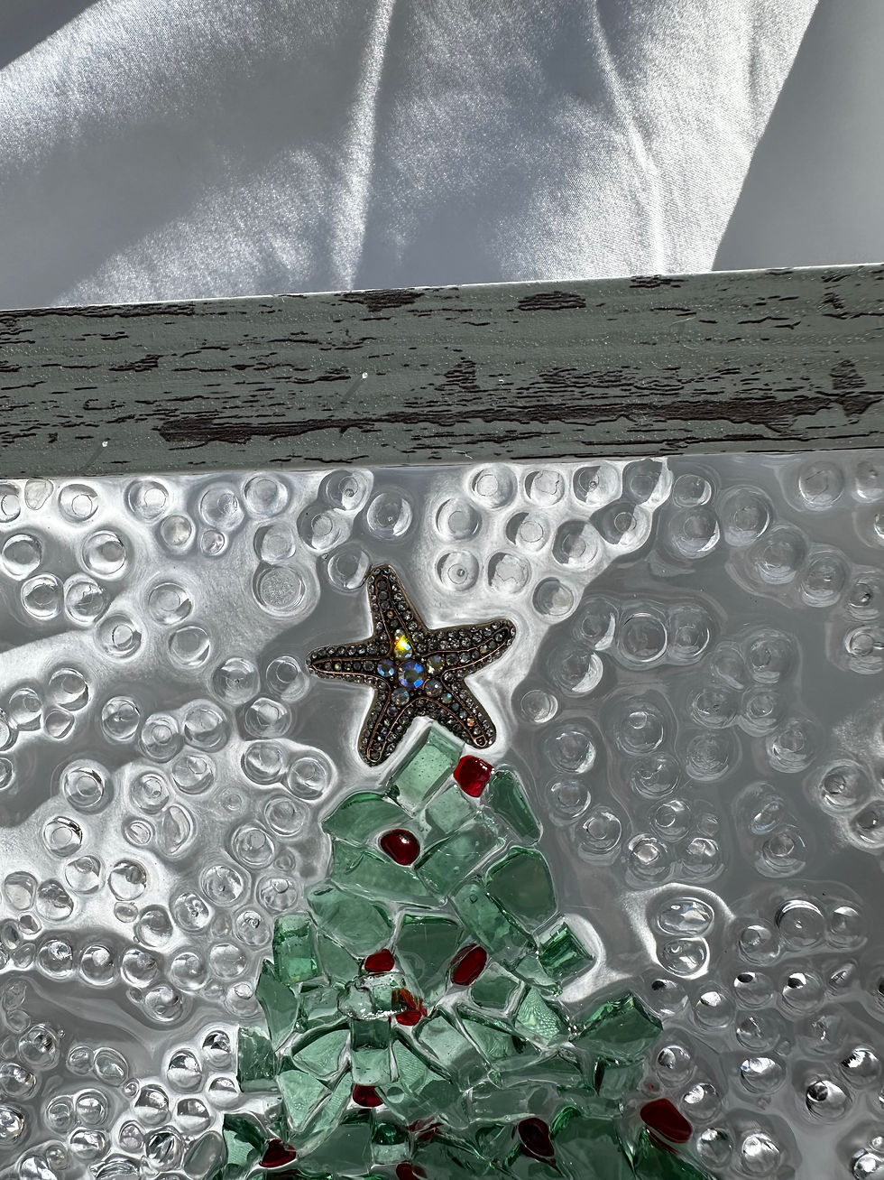 Thumbnail: Star Fish Resin and Sea Glass