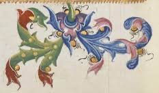 Illuminated Manuscripts- Leaves and Plants